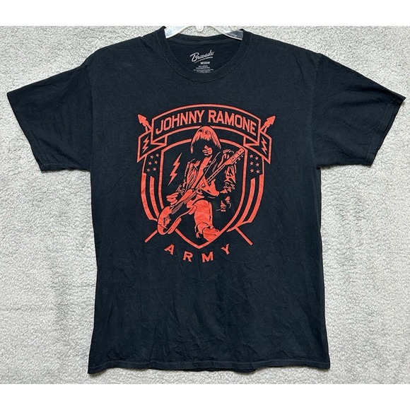 Bravado Other - Ramones‎ Punk Band Shirt "Johnny Ramone Army" Grunge Punk Rock Guitar